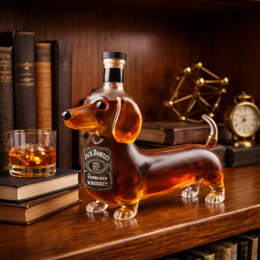 Jack Daniel's Whisky Flaske - Teckel Utgave