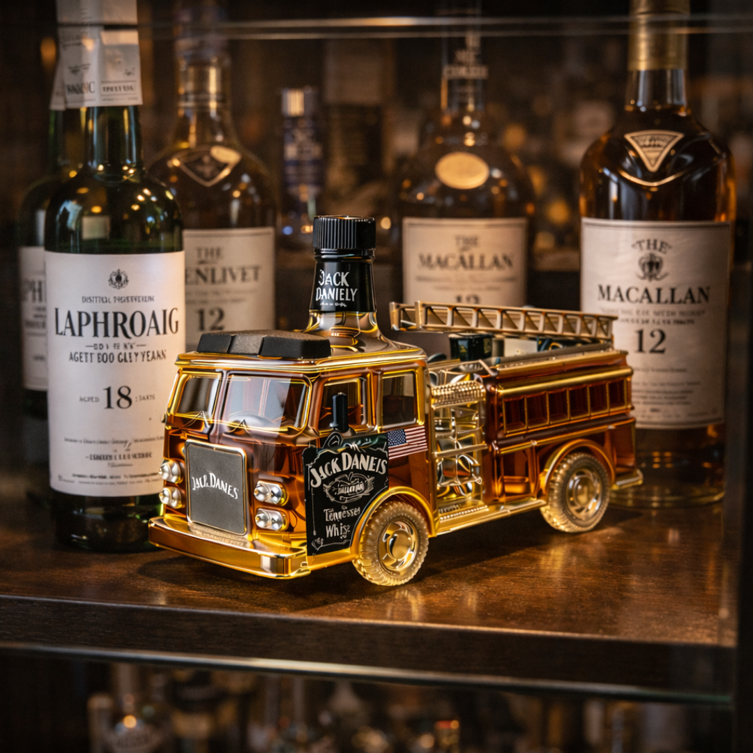 Whiskyflaske Jack Daniel's - Brannmannens Utgave