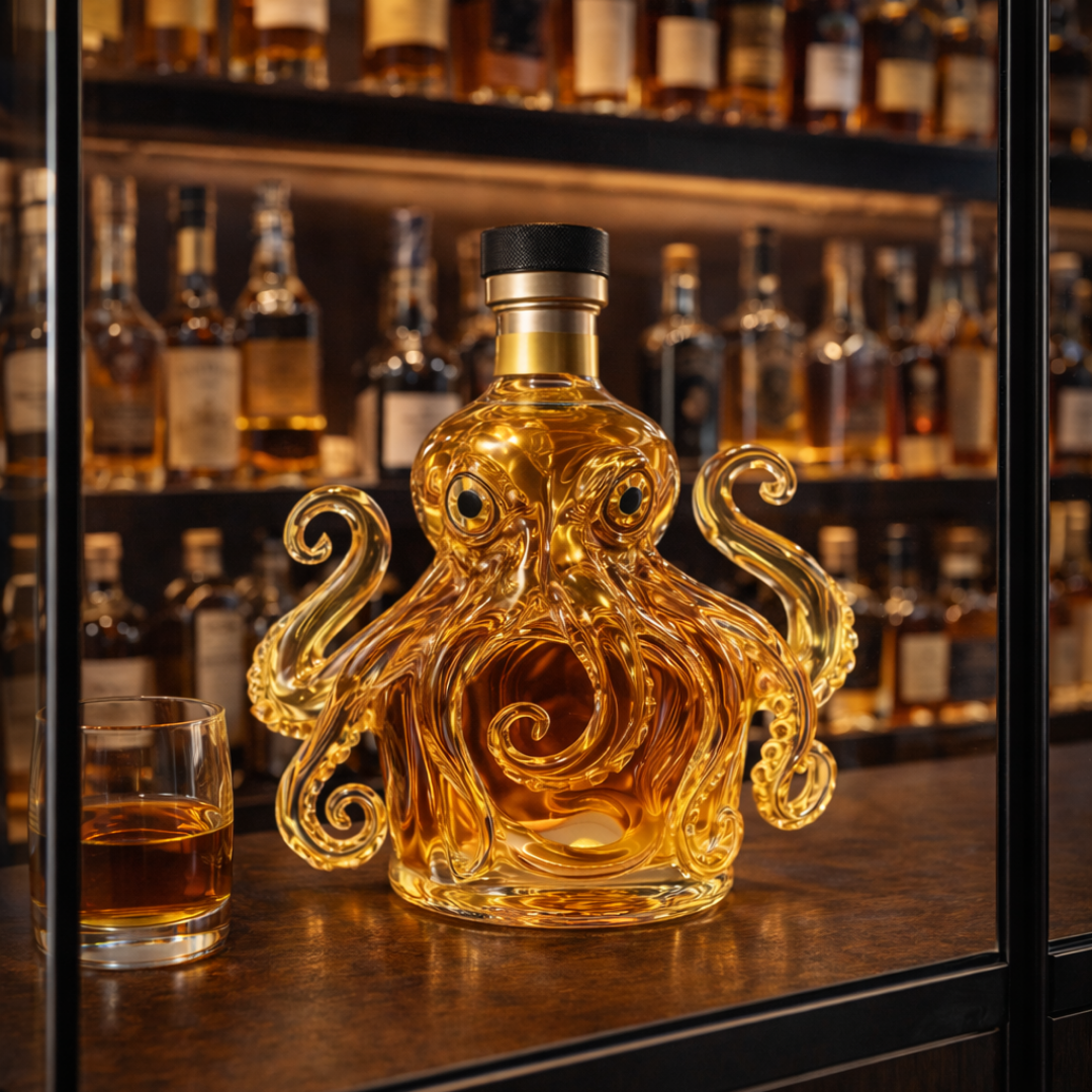 Whiskyflaske - Octopus Utgave
