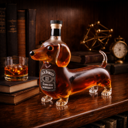 Jack Daniel's Whisky Flaske - Teckel Utgave