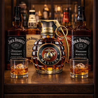 Whiskyflaske - Granatutgave Marines