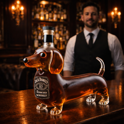 Jack Daniel's Whisky Flaske - Teckel Utgave