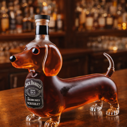 Jack Daniel's Whisky Flaske - Dachshund Utgave