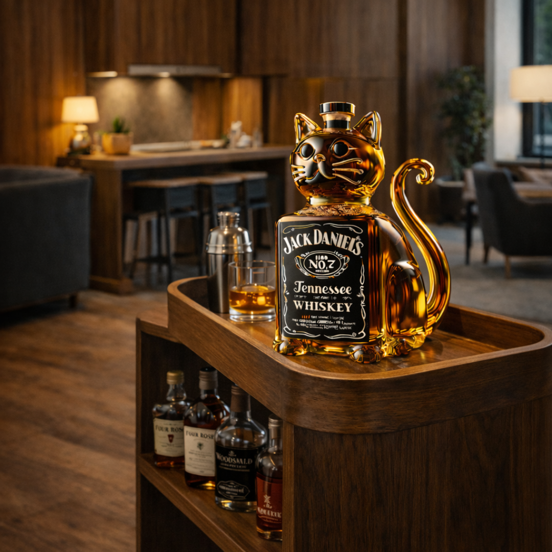 Whiskyflaske - Katteutgave