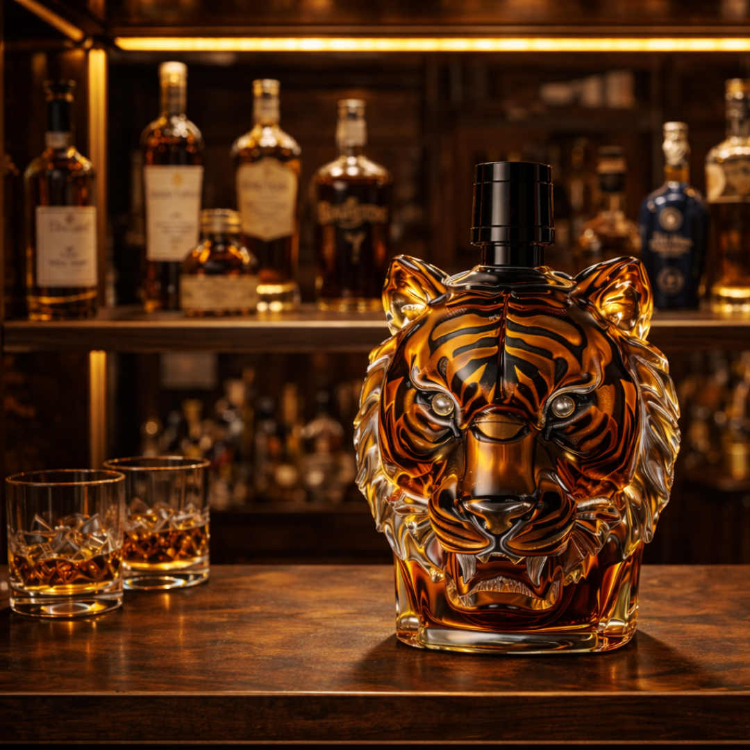 Whiskyflaske - Tigerutgave