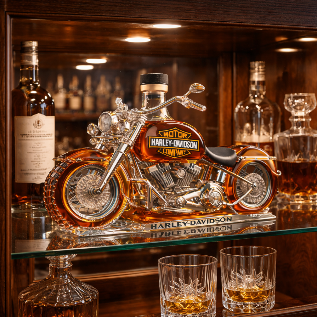 Whiskyflaske - Harley Davidson Utgave