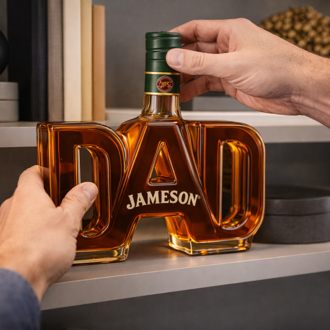 Jack Daniel's Whiskyflaske - Pappa-utgave
