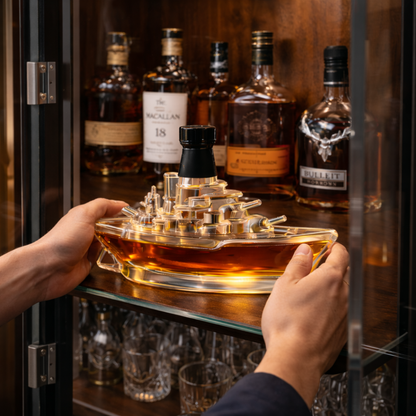 Whiskyflaske - Marine Utgave