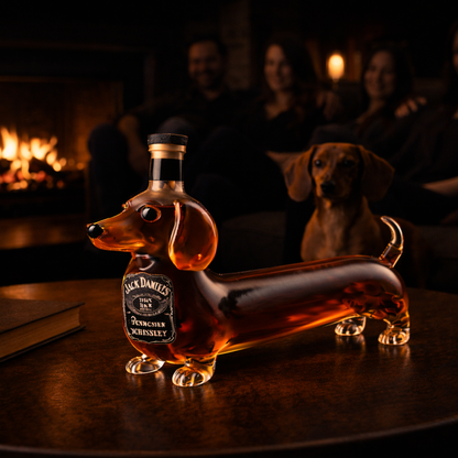 Jack Daniel's Whisky Flaske - Teckel Utgave