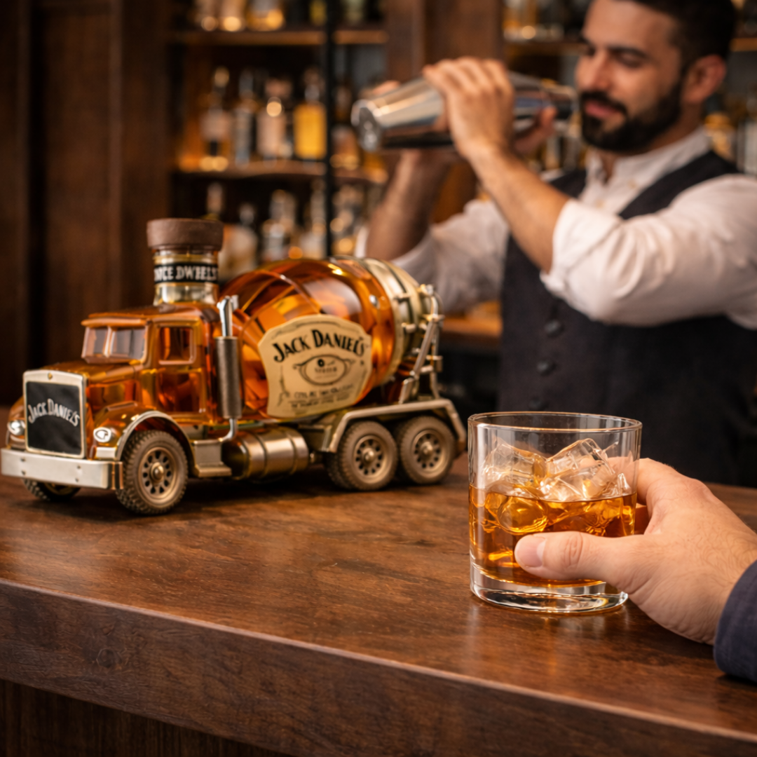 Jack Daniel's Whisky Flaske - Truck Edition