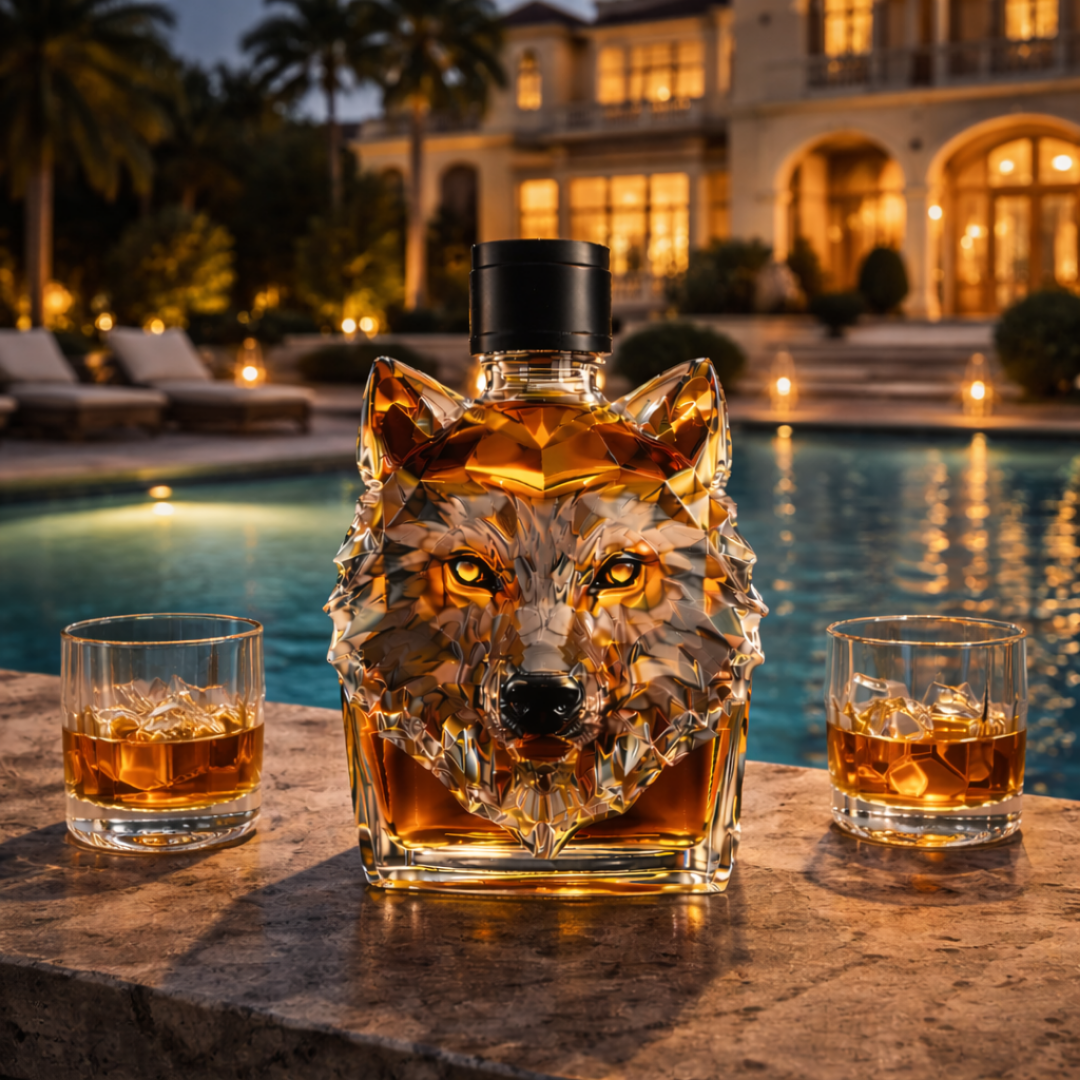 Whiskyflaske - Ulv Edition