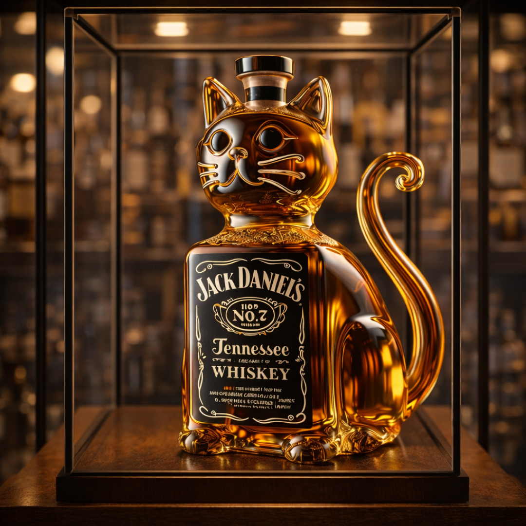 Whiskyflaske - Katteutgave