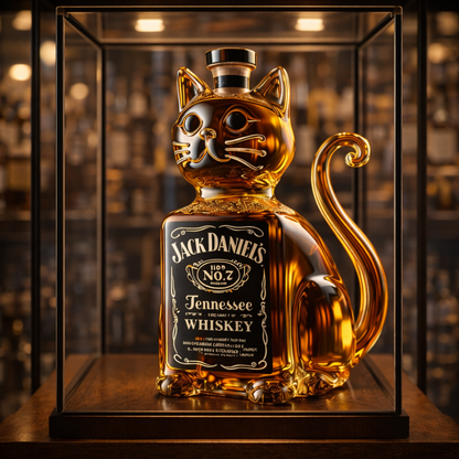 Whiskyflaske - Katteutgave