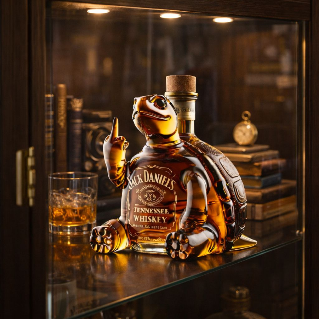 Jack Daniel's Whisky Flaske - Skilpaddeutgave