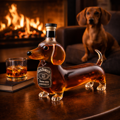 Jack Daniel's Whisky Flaske - Dachshund Utgave