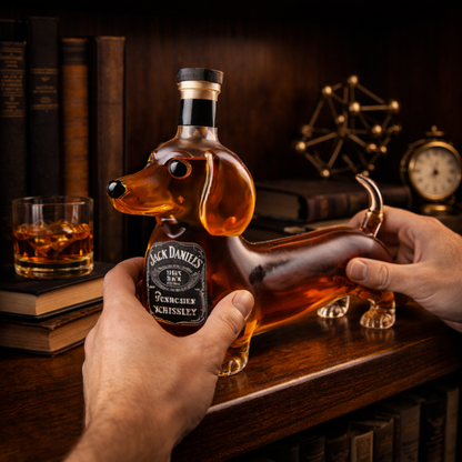 Jack Daniel's Whisky Flaske - Dachshund Utgave