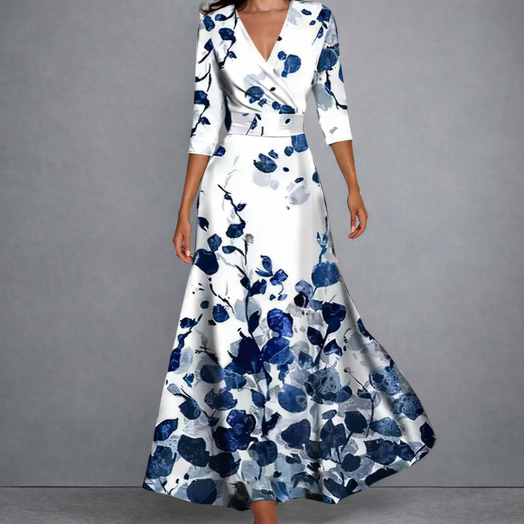 CALLA | Skulpturerende Blomster Maxi Kjole for Elegant Selvtillit