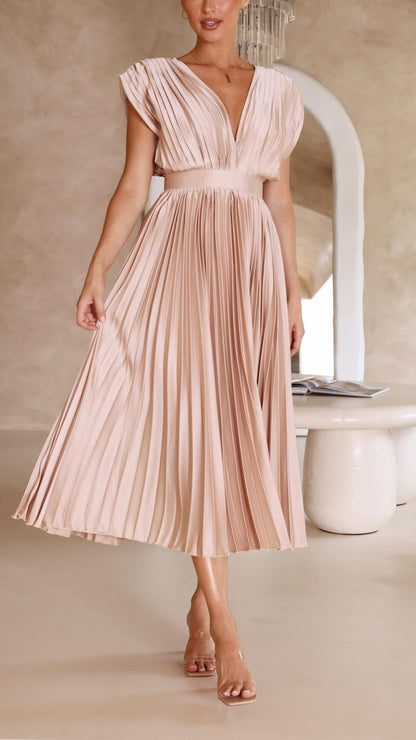 Isla | Elegant plissékjole