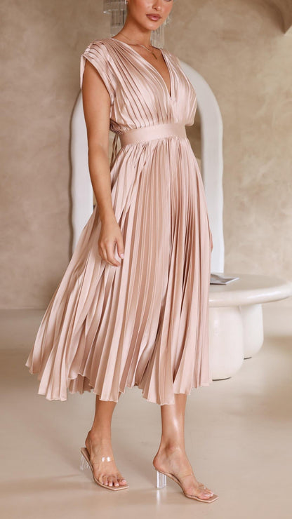 Isla | Elegant plissékjole