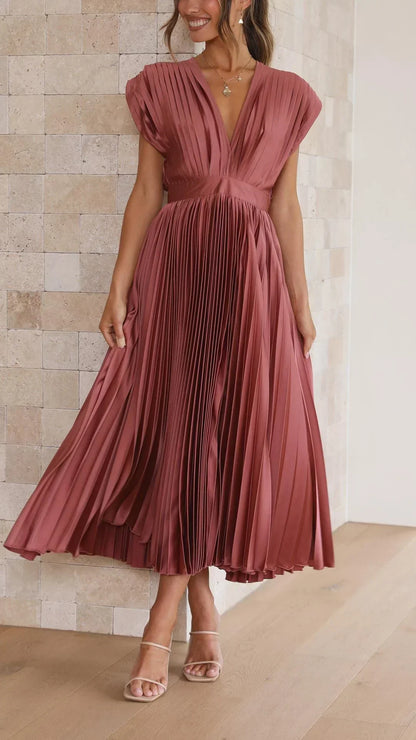 Isla | Elegant plissékjole