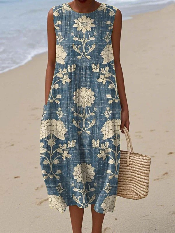 Belle™ Boho Midi Kjole