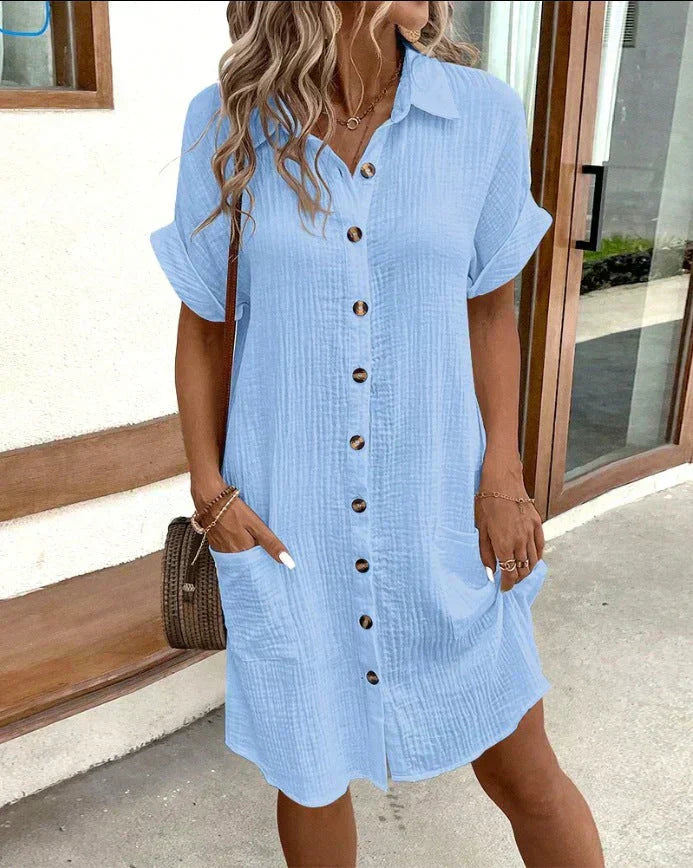 Aria - Klassisk polo-casual kjole