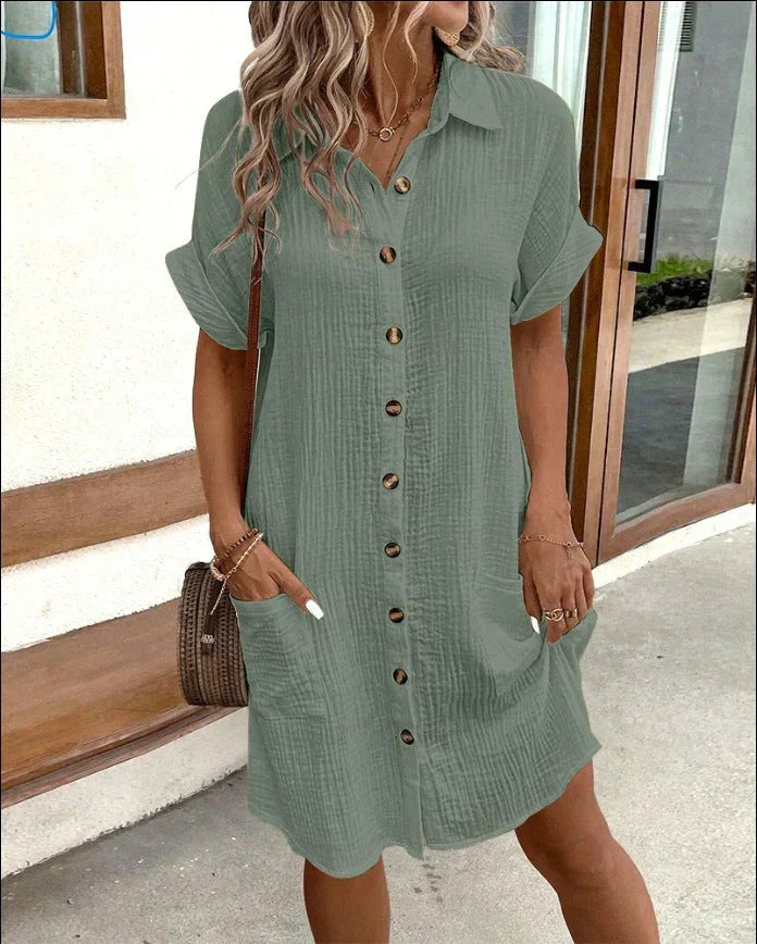Aria - Klassisk polo-casual kjole