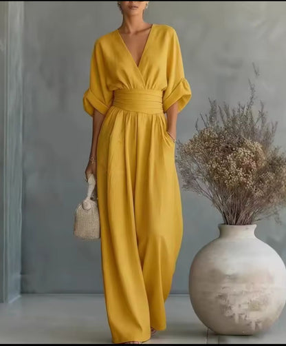 Risel - Jumpsuit to Feel Comfortable and Polished on Your Day.