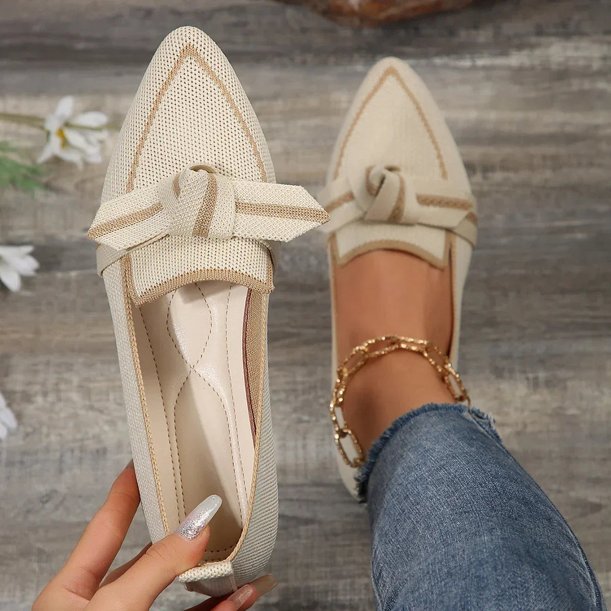Nellie™ Casual Pointed Toe Slip-On