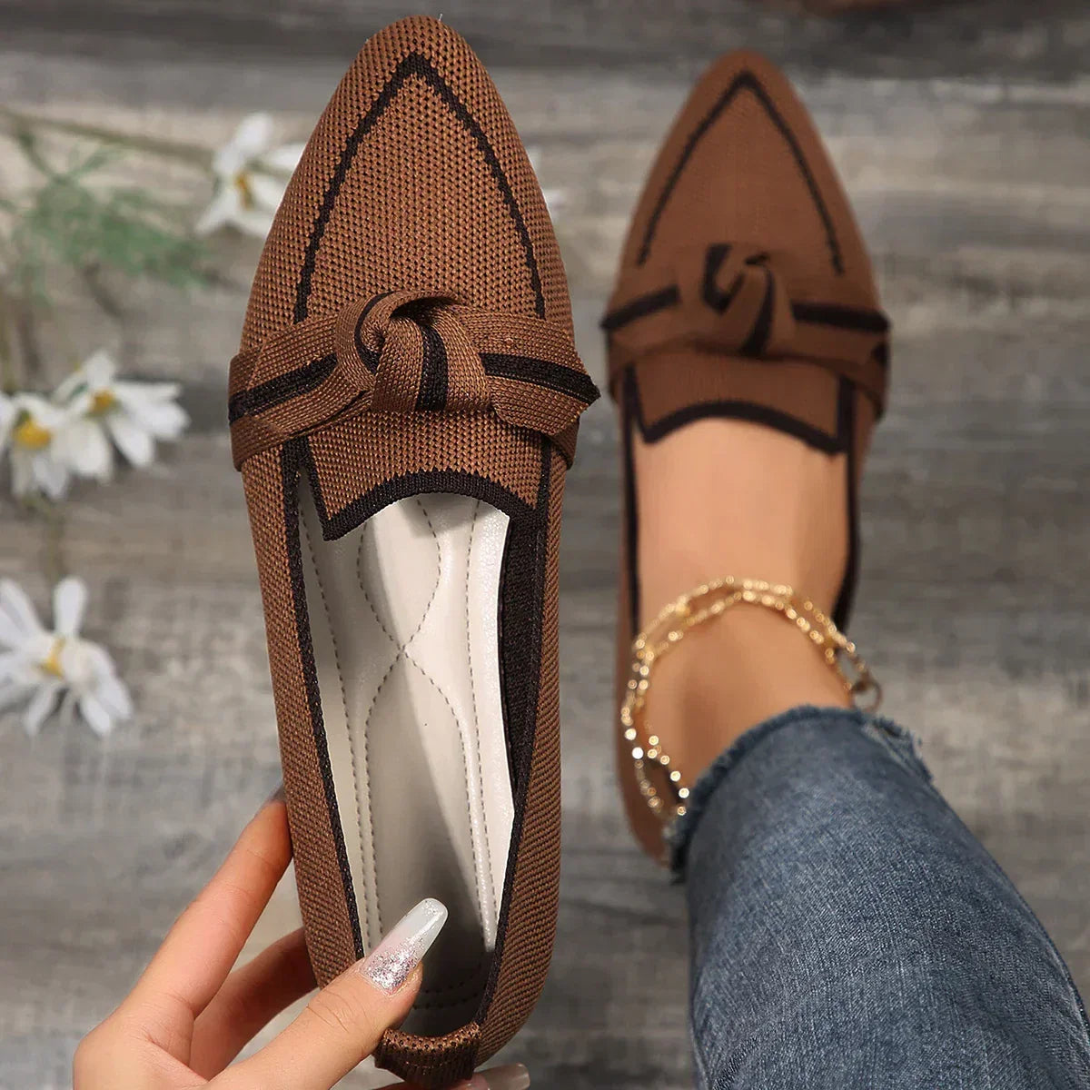 Nellie™ Casual Pointed Toe Slip-On