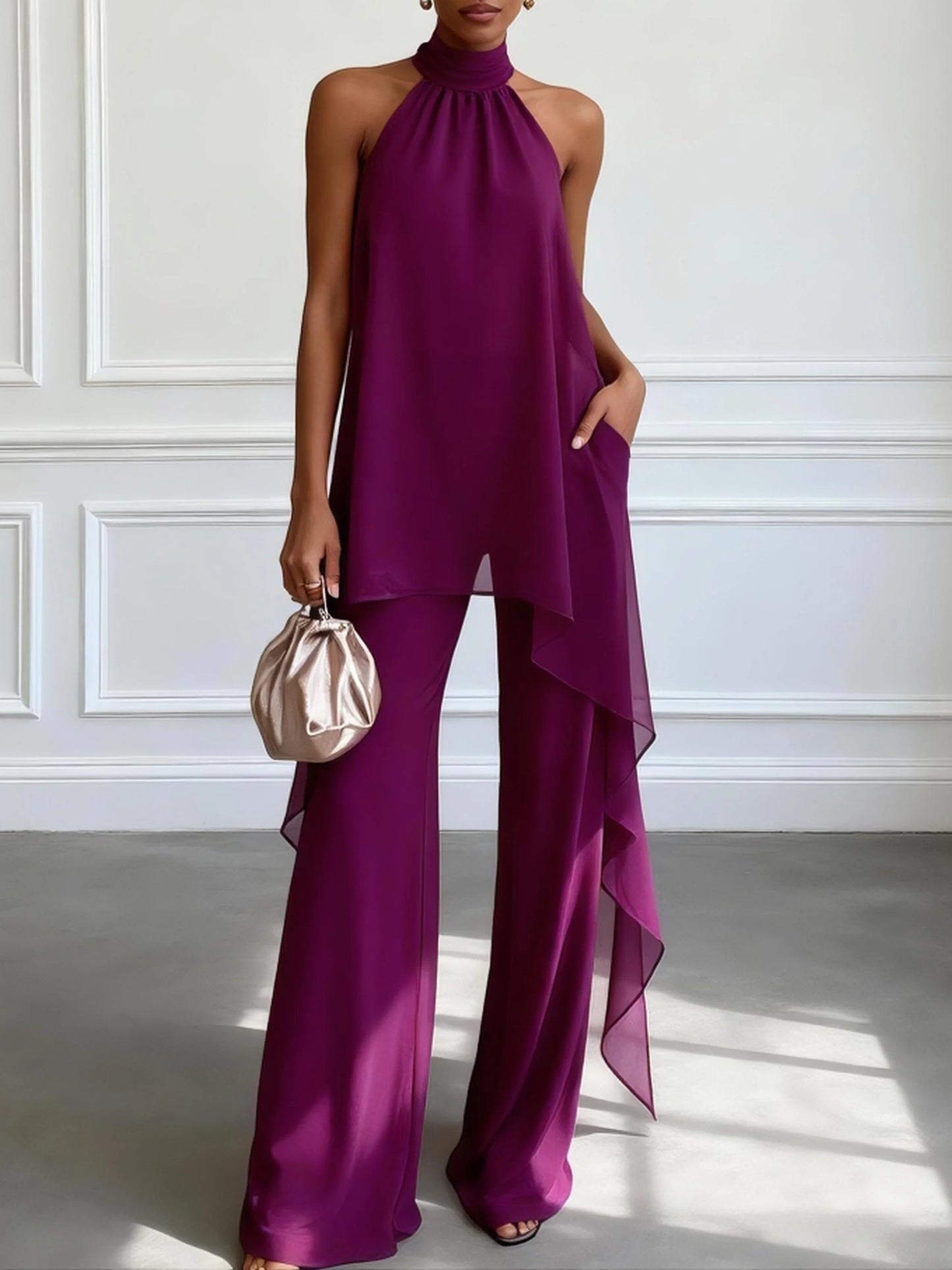 MOREAU LYON | ELEGANT HALTER SETT FOR KVINNER
