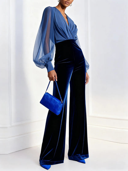 Maud™ || Elegant jumpsuit med V-hals