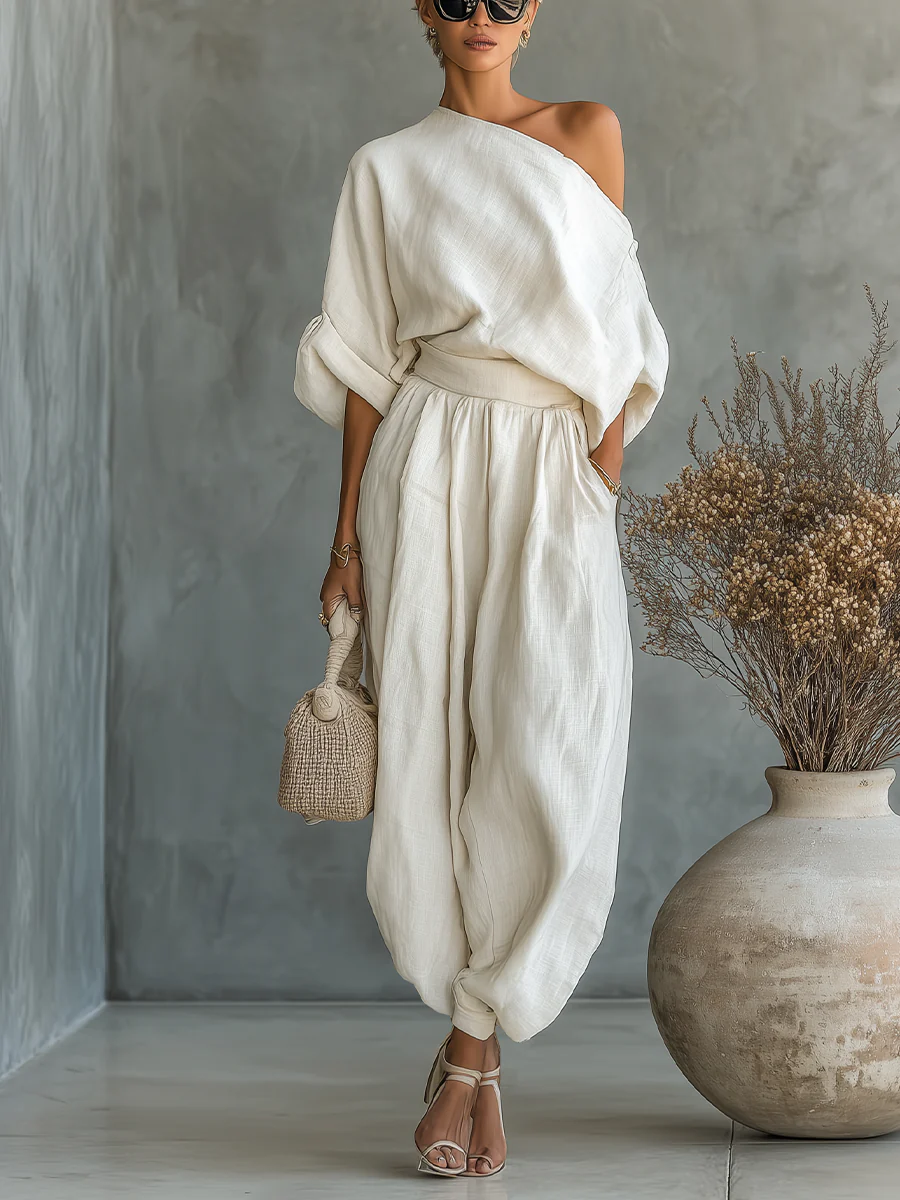 Mila™ || Off-shoulder 2-delt sett