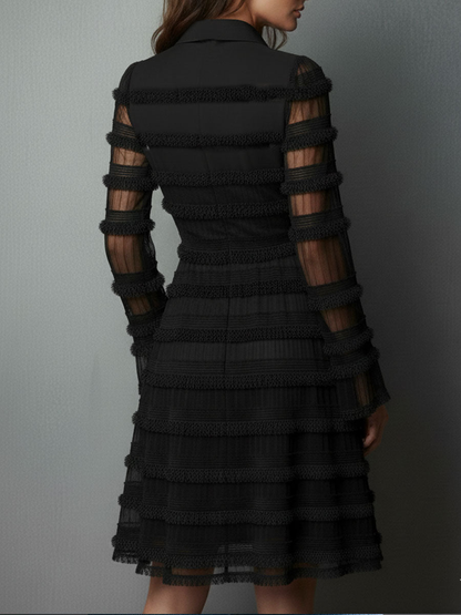 Rosalie™ | Elegant Minikjole med Dyp V-Hals