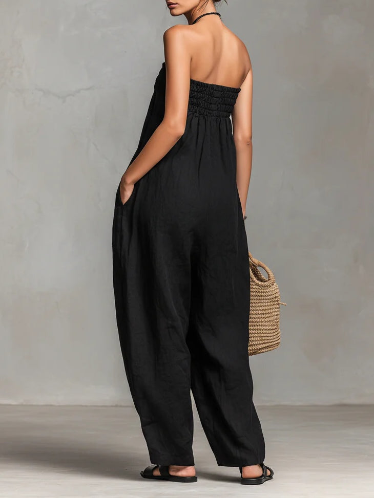 Nina™ || Elegant Uten Stropper Jumpsuit