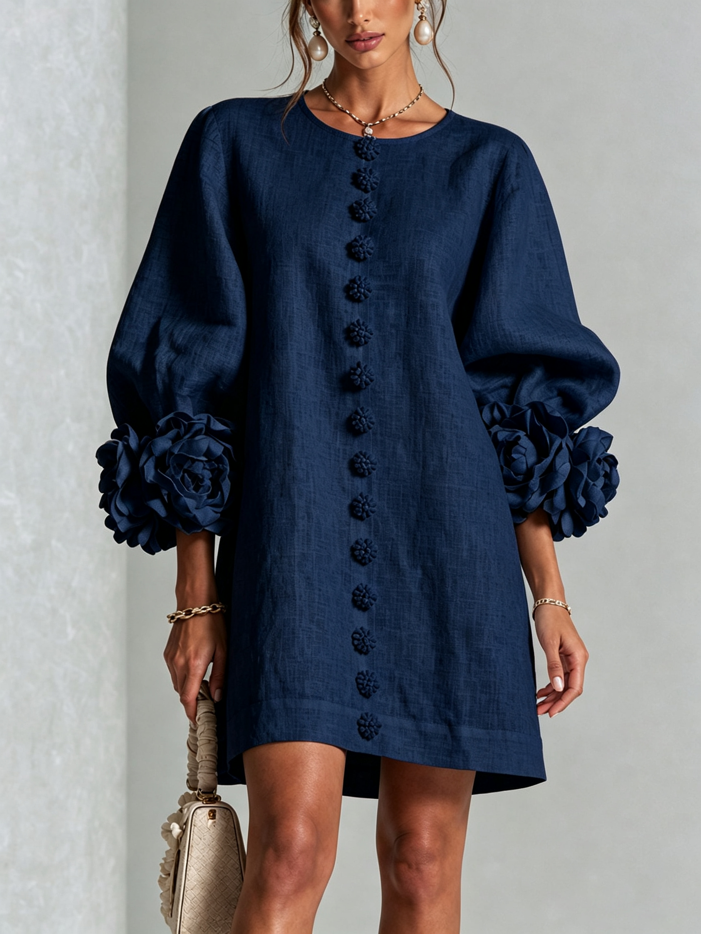 Rosalie | Button-Down Mini Dress
