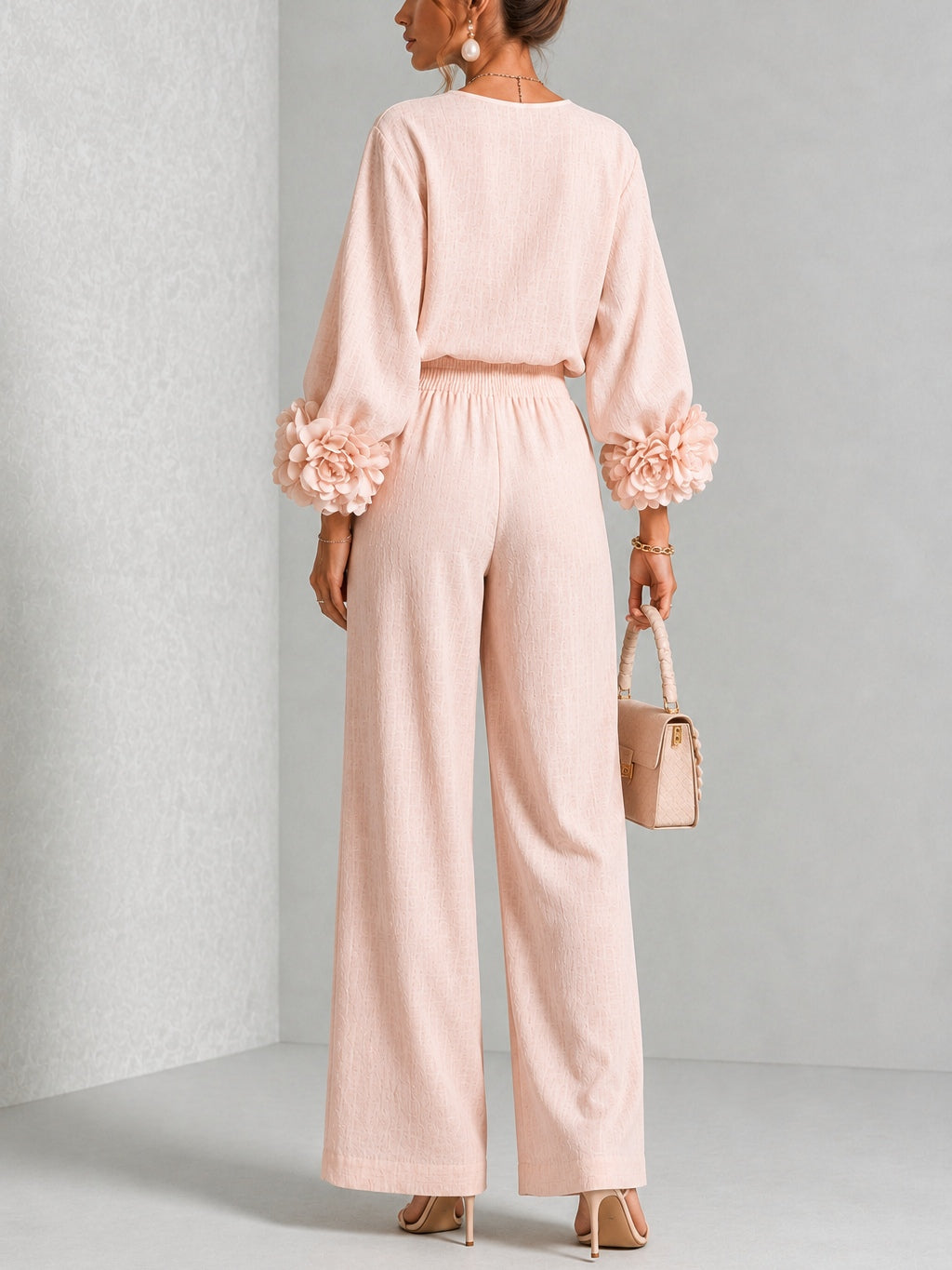 Rosalia | Floral Cuff Two-piece set