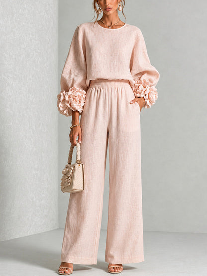Rosalia | Floral Cuff Two-piece set