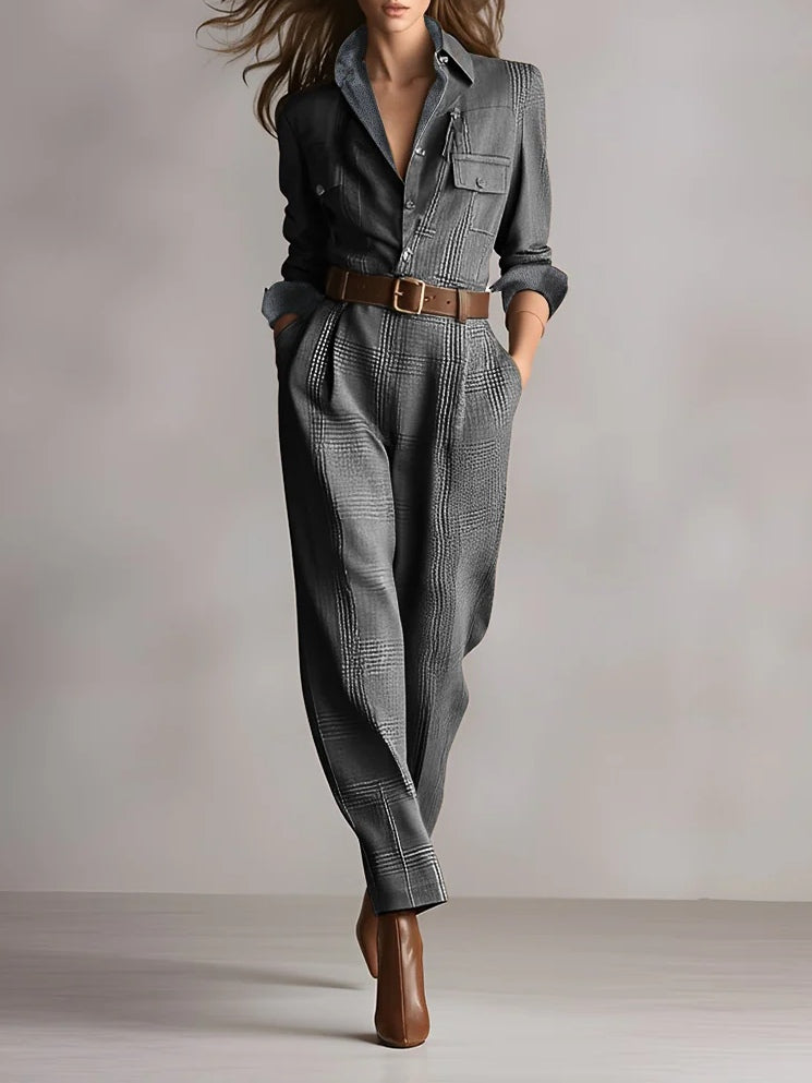 Anna™ | elegant rutete jumpsuit