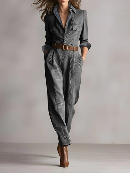 Anna™ | elegant rutete jumpsuit