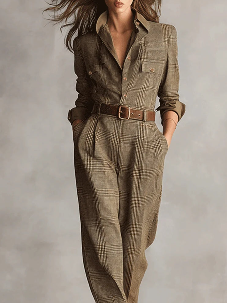 Anna™ | elegant rutete jumpsuit