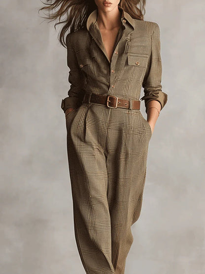 Anna™ | elegant rutete jumpsuit
