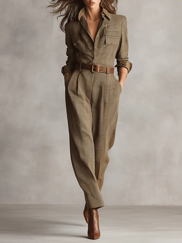 Anna™ | elegant rutete jumpsuit