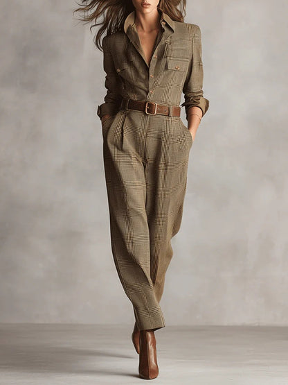 Anna™ | elegant rutete jumpsuit