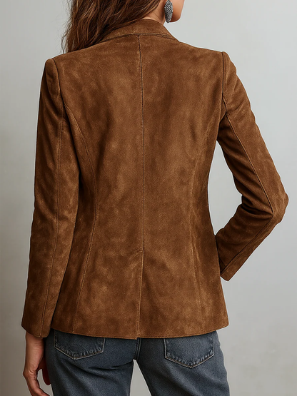 Women’s Vintage Brown Blazer