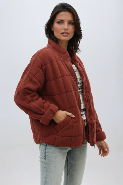 Juliette | Oversized quiltet kåpe