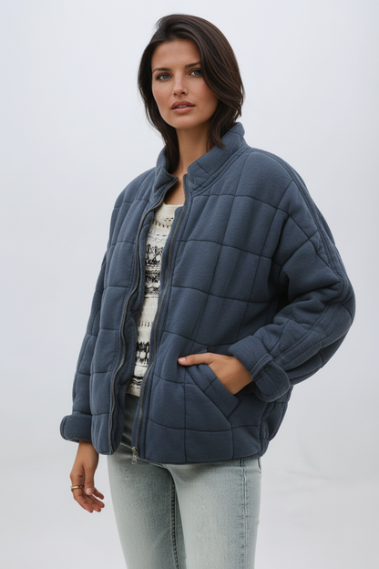 Juliette | Oversized quiltet kåpe