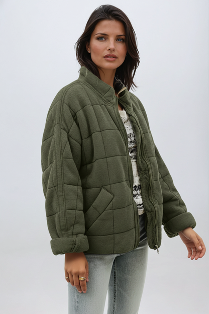 Juliette | Oversized quiltet kåpe