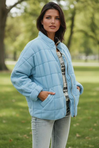 Juliette | Oversized quiltet kåpe