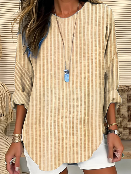 Rhea | Trendy Stripete Bluse
